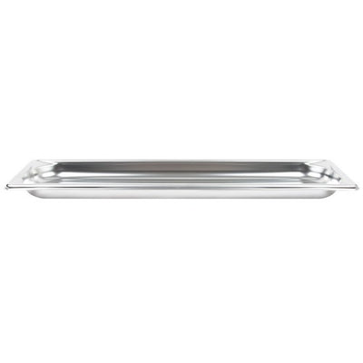 Vollrath 30512 Super Pan V Half-Long Size 2/4 Food Pan, 1-1/4 Deep