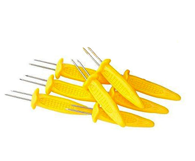 Chef Master Corn Cob Holders, Yellow