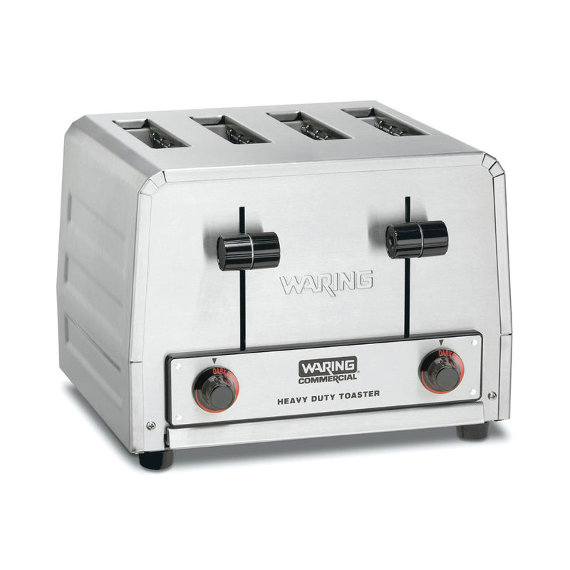 Waring WCT800 Heavy-Duty 4-Slot Commercial Toaster, 120v