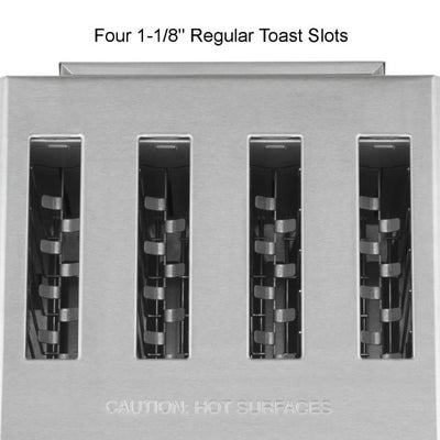 Waring WCT800 Heavy-Duty 4-Slot Commercial Toaster, 120v