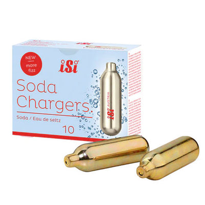 iSi 000499 CO2 Chargers for Soda Siphon, Box of 10