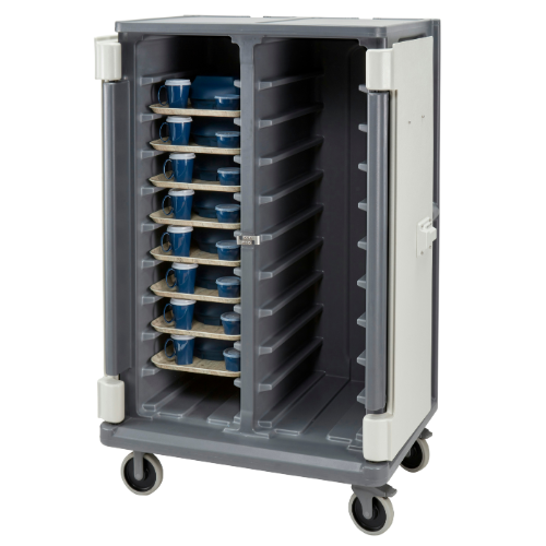 Cambro MDC1520T20 Meal Delivery Cart, Tall Profile, 20 Trays, Granite Gray