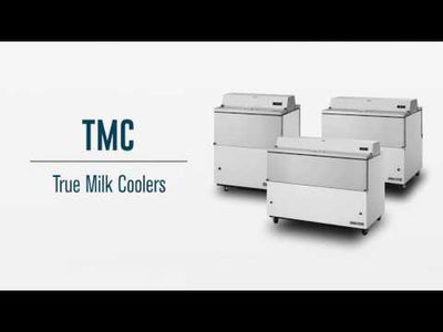 True TMC-58-HC Mobile Milk Cooler, Single Sided, Forced Air, 58"