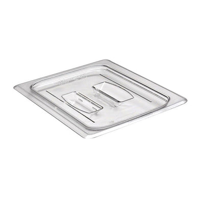 Culinary Essentials by Cambro 60CWCH135 Camwear Food Pan Lid w/ Handle, Clear, 1/6 Size