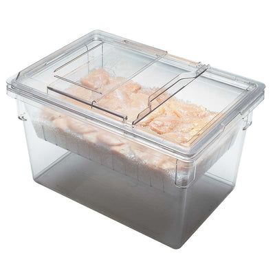 Cambro 1826CLRCW135 Camwear Food Box Colander (5" Deep) for 18" x 26" x 6" boxes, Clear