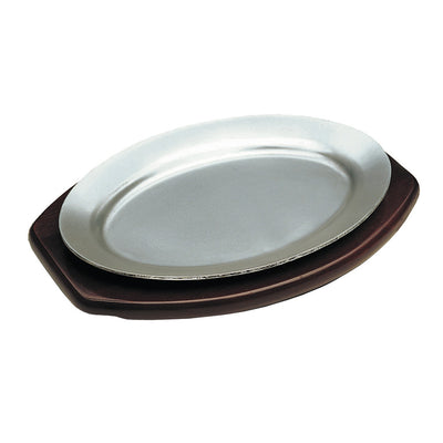 Aluminum Sizzle Platter, 7" x 10-1/2"
