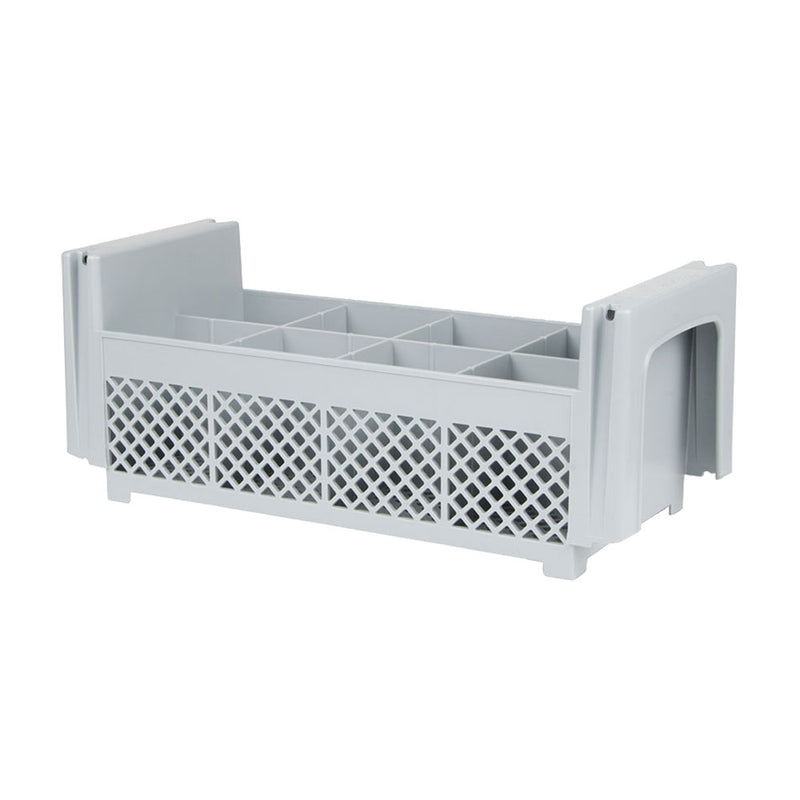 Cambro 8FBNH434151 8-Compartment Flatware Rack, Gray, 1/2 Size