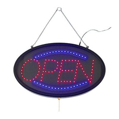 Winco LED-10 LED "Open" Sign w/ 3 Pattern & Dust Cover