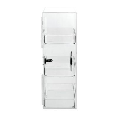 Cal-Mil 1204 Classic Acrylic Bread Case, 3-Tier, Clear