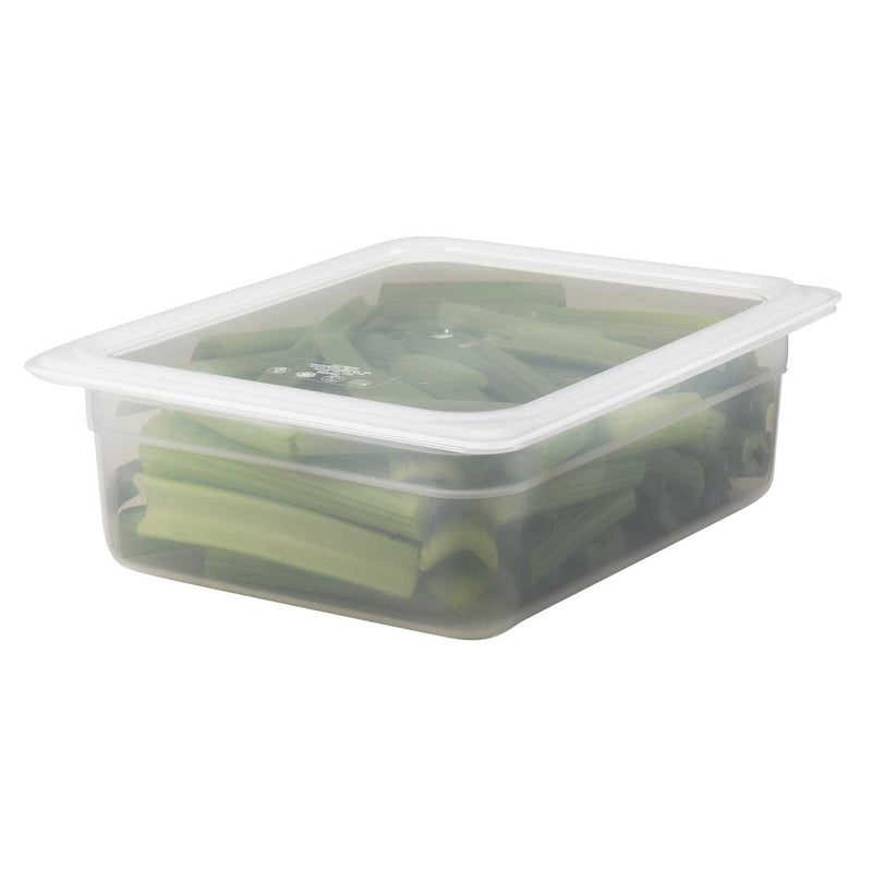 Cambro 24PP190 Translucent Food Pan, 1/2 Size, 4" Deep