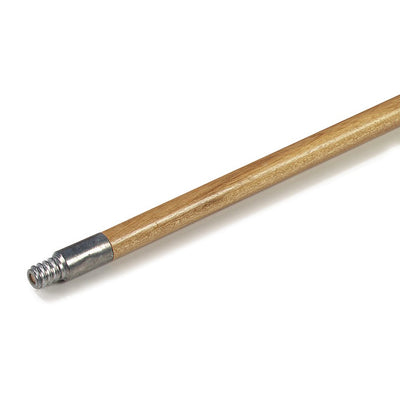 Carlisle 4526700 Metal Tip Wood Brush / Broom / Mop Handle, 60"