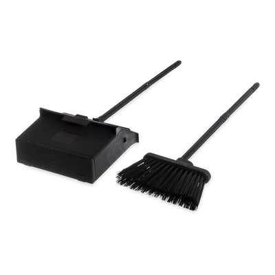 Carlisle 36141503 Duo-Pan Lobby Pan & Duo-Sweep Broom Combo, Black, 36"