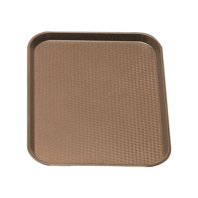 Cambro 1216FF167 Fast Food Tray, Brown, 16" x 12"
