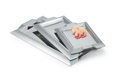 Vollrath 82093 Serving Tray, 12" x 9" - Stainless Steel