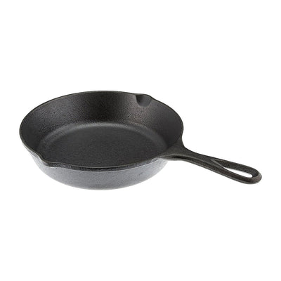 Lodge L5SK3 Cast Iron Skillet, Seasoned, 8"