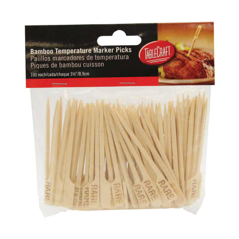 Tablecraft RARE Meat Marker Pick, 3-1/2", Pack of 100