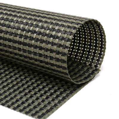 FOH Basketweave Placemat, Olive, 16" x 12", Case of 12