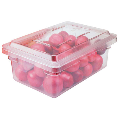 Cambro 12186CW467 Camwear Food Box, Safety Red, 3 gal.