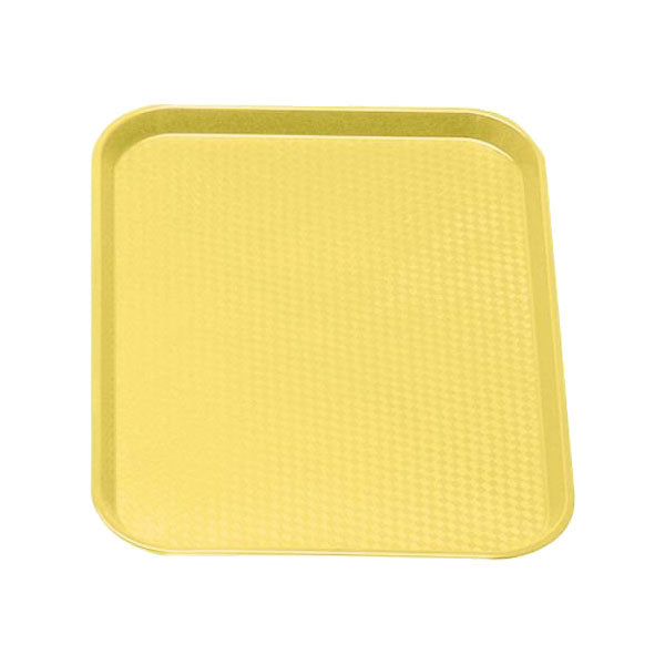 Cambro 1216FF108 Fast Food Tray, Primrose Yellow, 16" x 12"