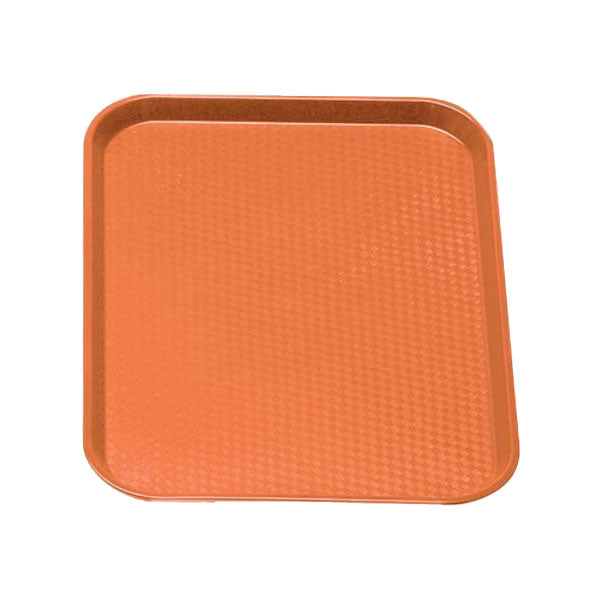 Cambro 1216FF166 Fast Food Tray, Orange, 16" x 12"