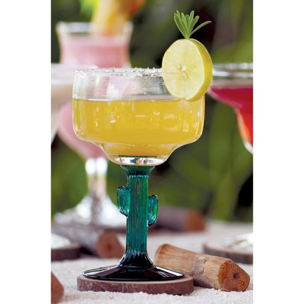 Libbey 3620JS Cactus Margarita Juniper Stem Glass, 16 oz., Case of 12