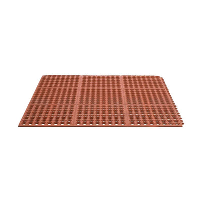 Cactus 2523 VIP Prima Grease Resistant Floor Mat, Red, 36" x 36" x 1/2"