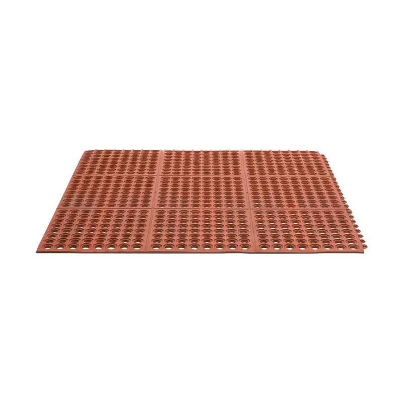 Cactus 2523 VIP Prima Grease Resistant Floor Mat, Red, 36" x 36" x 1/2"