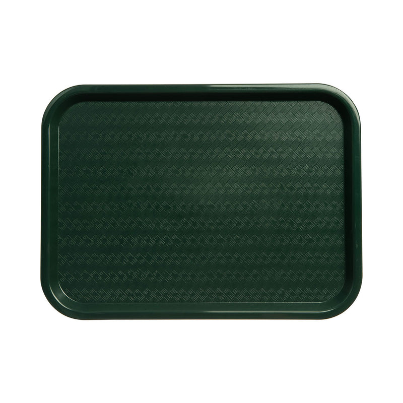 Carlisle CT121608 Cafe Standard Tray, Forest Green, 12" x 16"