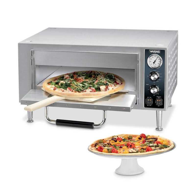 Waring WPO500 Countertop Pizza Oven, 1 Deck, 120V, 1800 Watts