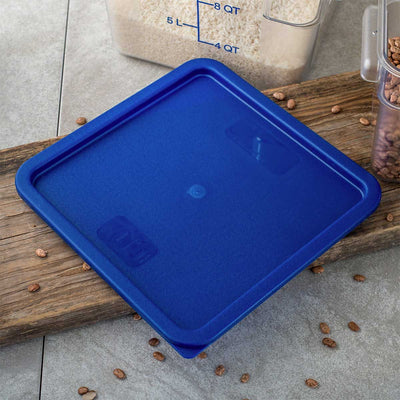 Carlisle 1074260 StorPlus Container Lid for 12, 18 or 22 qt. Square Containers, Blue