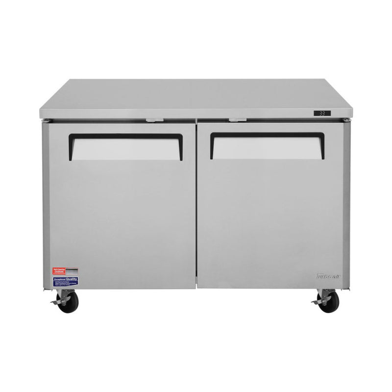 Turbo Air MUR-48-N M3 Series Solid 2 Door Undercounter Refrigerator, 48"
