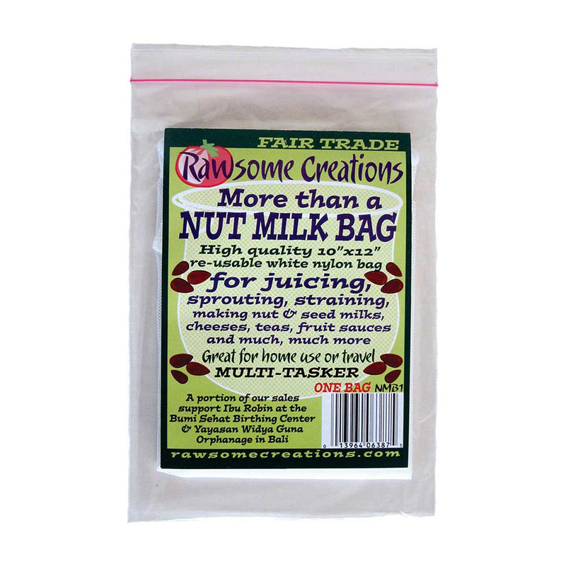 Rawsome Creation 9781 Reusable Nylon Nut Milk Bag, 2-1/2 qt.
