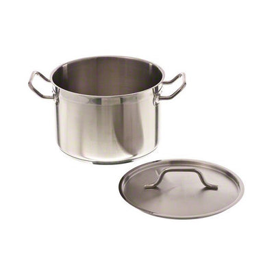 Stainless Steel Stock Pot w/ Cover, 8 qt.