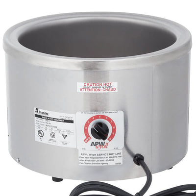 APW RW2V 11 Qt. Round Countertop Food Warmer