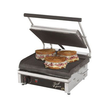 Star GX14IG Grill Express Grooved Sandwich Grill, 14", 120v