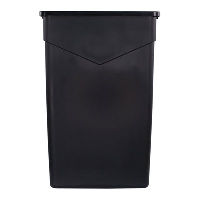 Carlisle 34202303 Trimline Waste Container Trash Can, Black, 23 gal.