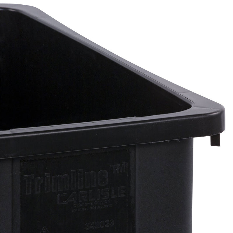 Carlisle 34202303 Trimline Waste Container Trash Can, Black, 23 gal.