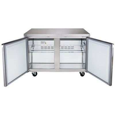 Kintera KUC48F / 919626 Undercounter Freezer, 2 Doors, 48"