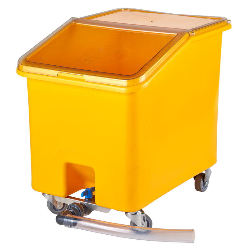 Cambro IBSD37229 Soak & Brine Tank, Yellow, 37 gal.