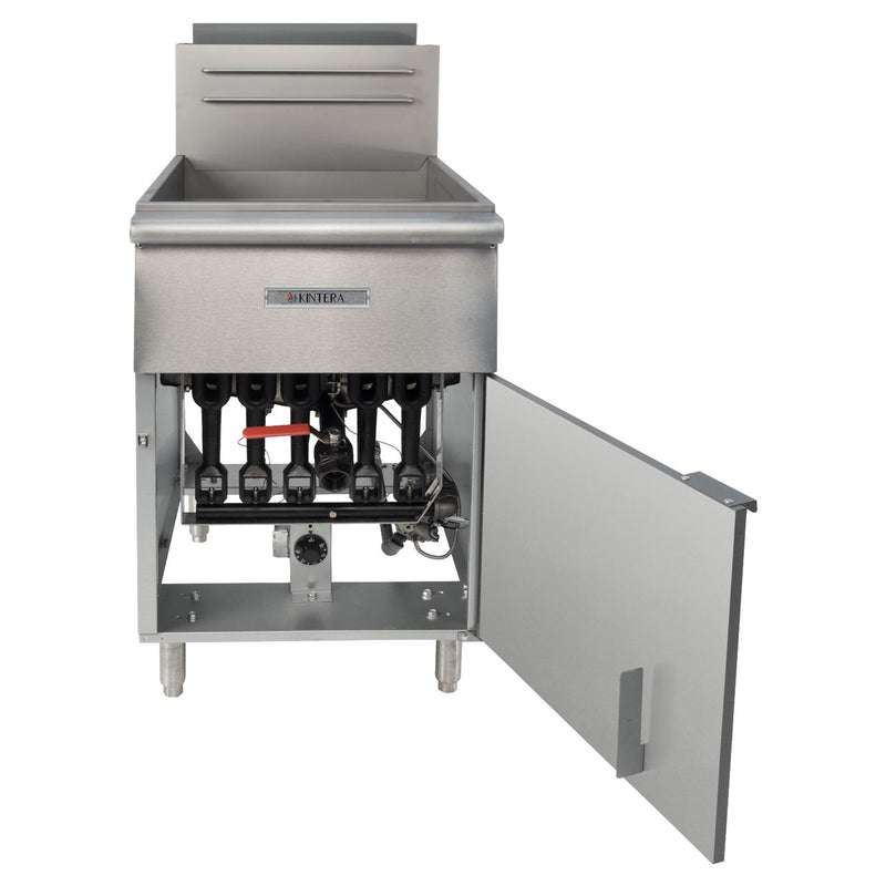 Kintera KF5-N / 919598 5-Tube Floor Fryer, Natural Gas, 70 lb. cap.