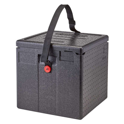 Cambro EPPMBWSTSW110 Cam GoBox Insulated Milk Crate Box, Black