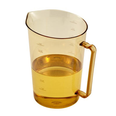 Cambro 400MCH150 High Heat Measuring Cup, Amber, 4 qt.