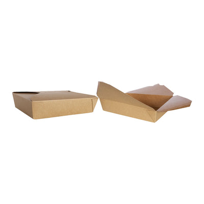 #2 Kraft Paper Box, 8-1/2" x 6-1/4" x 1-7/8", Bag of 50