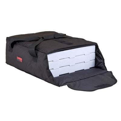 Cambro GBP318110 Standard GoBag Pizza Delivery Bag, Black, 17-1/2" x 20"
