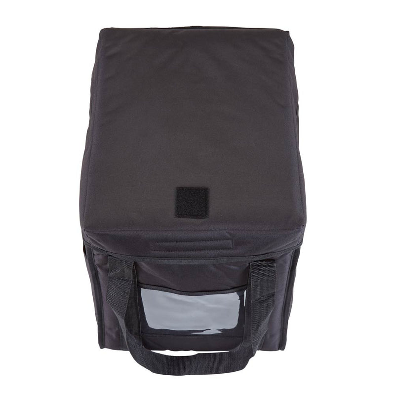 Cambro GBD121515110 GoBag Delivery Bag, Medium, Black, 12" x 15"