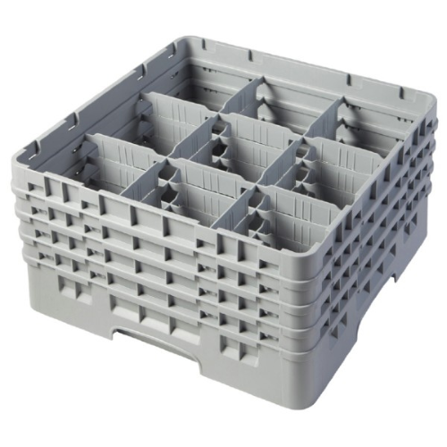 Cambro 36S800151 Camrack Glass Rack, Soft Gray, 36 Compartment