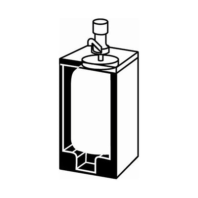 San Jamar P9800 Gourmet Counter Condiment Dispenser Pump for 1 Gallon Jar