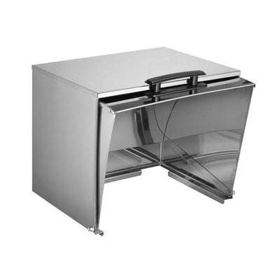 Stainless Steel Steam Table Roll Top Pan Cover, Full Size