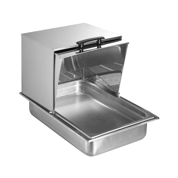Stainless Steel Steam Table Roll Top Pan Cover, Full Size