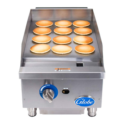 Globe GG15G Manual Control Gas Griddle, 15"